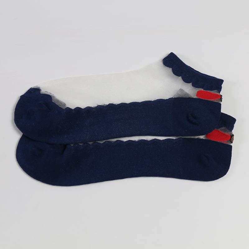 Mùa hè thắt nơ ren Lady Sock Factory Phụ nữ thoải mái trong suốt vớ lụa pha lê