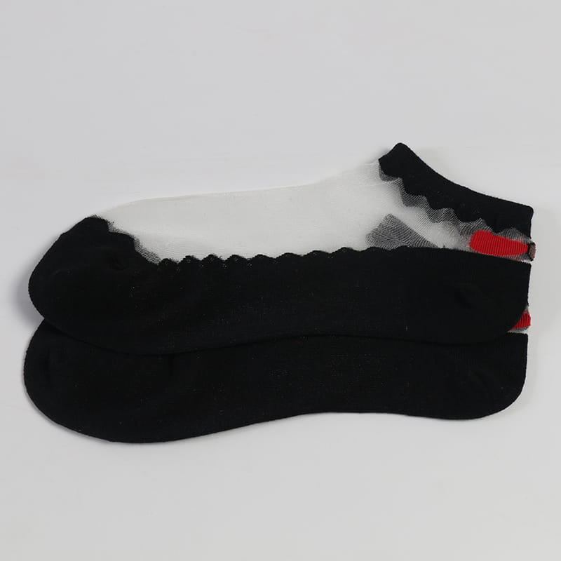 Mùa hè thắt nơ ren Lady Sock Factory Phụ nữ thoải mái trong suốt vớ lụa pha lê