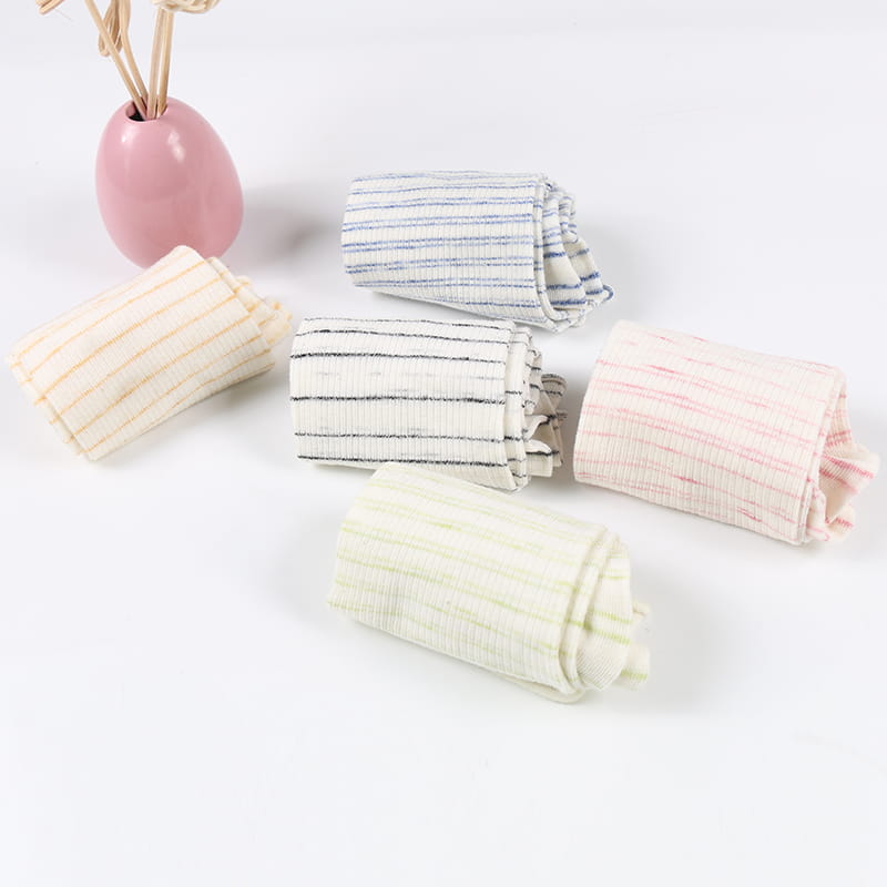 Hàng Mới Về Mẫu Thiết Kế Sọc Xanh Gân Thủy Thủ Đoàn Nữ Cotton Chải Kỹ Tất