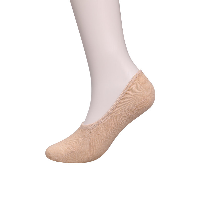 Tất nữ cotton màu tự nhiên, lưới, khâu tay vô hình WSD1401
