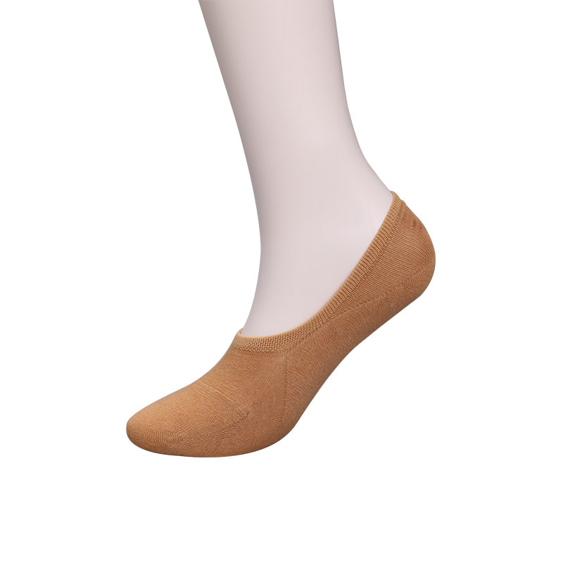 Tất nữ cotton màu tự nhiên, lưới, khâu tay vô hình WSD1401