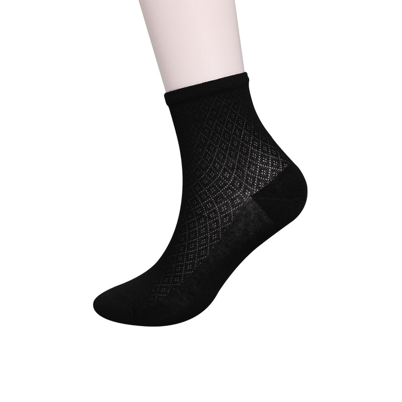 Túi nylon sợi tre mềm mại, tất nữ hình kim cương nhỏ mỏng, tất nữ khâu tay WSD1689