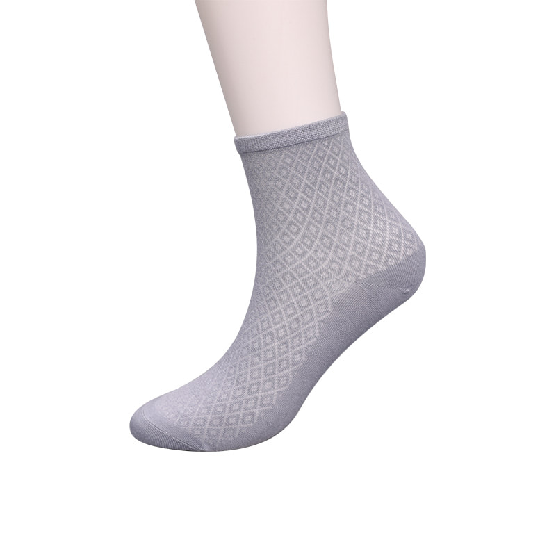 Túi nylon sợi tre mềm mại, tất nữ hình kim cương nhỏ mỏng, tất nữ khâu tay WSD1689