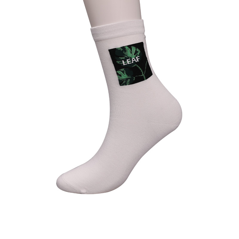 Mềm mại sợi tơ nylon bọc thun giả 3D in hoa dệt tay khâu mùa thu đông tất nam WSD2850