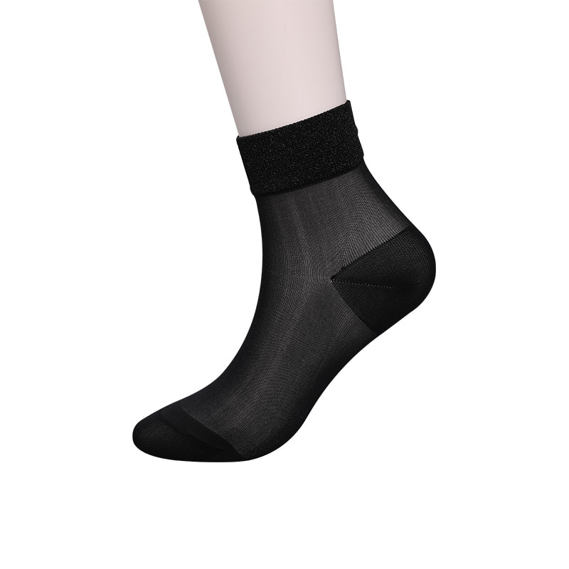Tất nữ lụa nylon trong suốt cotton thời trang Tất nữ lụa nylon trong suốt siêu mịn Tất nữ lụa pha lê WSD1946