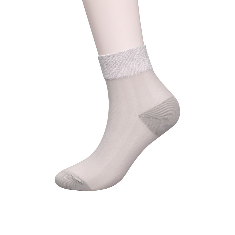 Tất nữ lụa nylon trong suốt cotton thời trang Tất nữ lụa nylon trong suốt siêu mịn Tất nữ lụa pha lê WSD1946