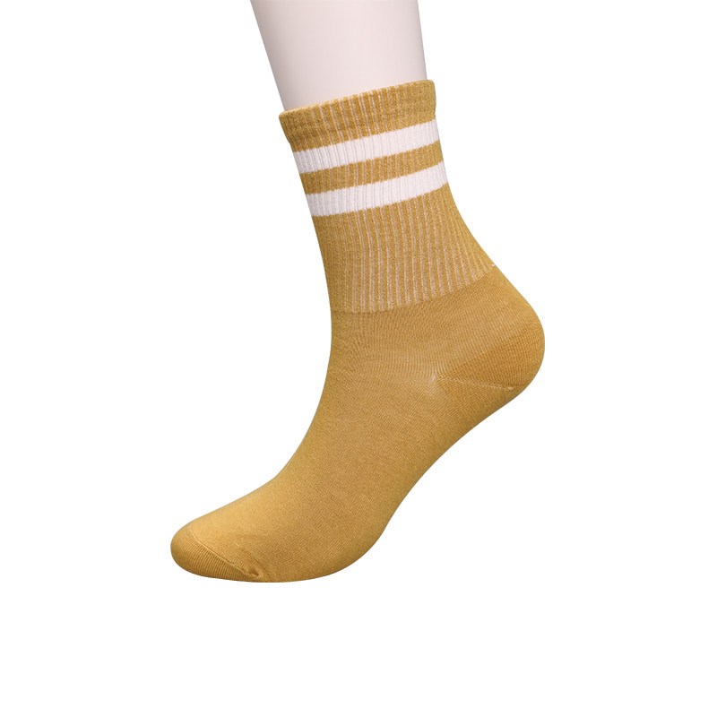 Sợi nylon mềm mại phủ amoniac 2 dải ngang và tất nữ khâu tay gia cố WSD1536
