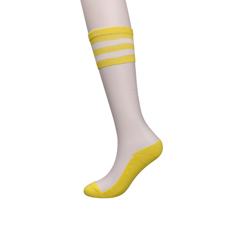 Thời Trang Nylon Trong Suốt Lụa Cotton Đáy Cao Luokou Sọc Ngang Hoa Pha Lê Lụa Midi Và Một Nửa Tất WSD1951