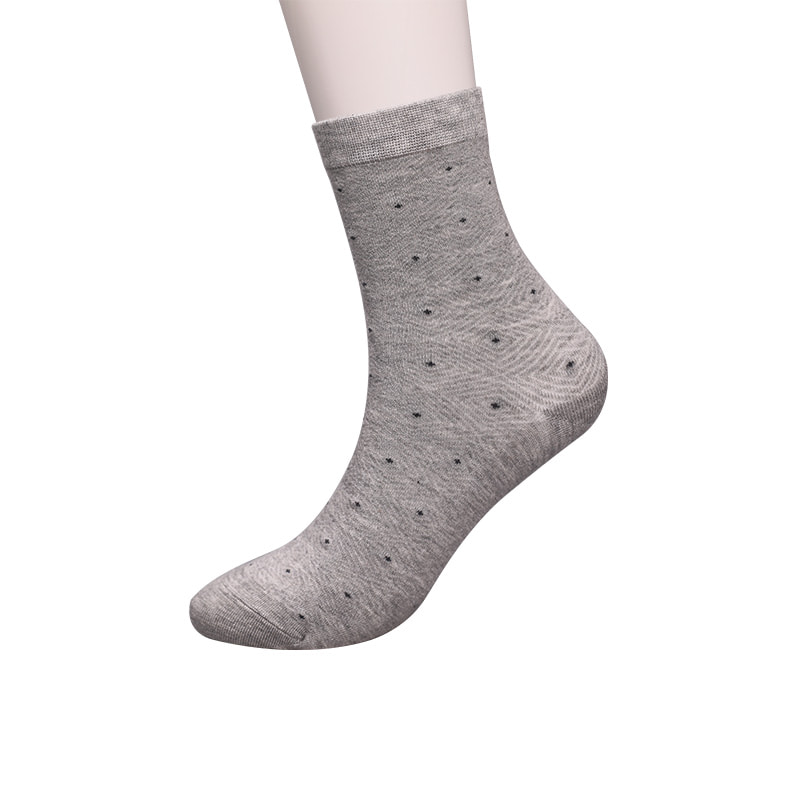 Tất lụa mềm mại bọc nylon bọc amoniac, vô hình chấm bi nhỏ dệt kim cương khâu tay mùa đông dày tất nam WSD2851