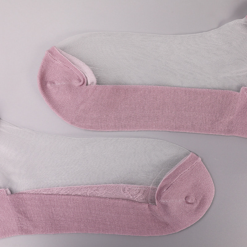 Thời Trang Nylon Trong Suốt Lụa Cotton Đáy Nữ Thuyền Tất Top Ngọc Trai Thủy Tinh Pha Lê Lụa Nữ Thuyền Tất WSD1288