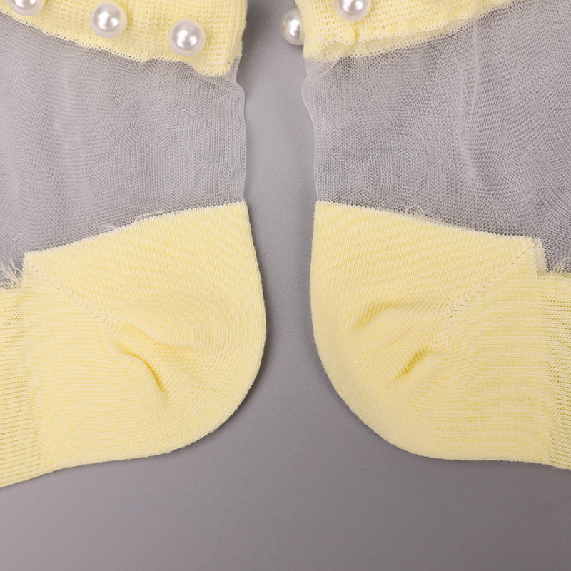 Thời Trang Nylon Trong Suốt Lụa Cotton Đáy Nữ Thuyền Tất Top Ngọc Trai Thủy Tinh Pha Lê Lụa Nữ Thuyền Tất WSD1288
