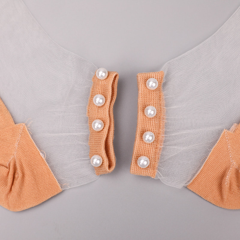 Thời Trang Nylon Trong Suốt Lụa Cotton Đáy Nữ Thuyền Tất Top Ngọc Trai Thủy Tinh Pha Lê Lụa Nữ Thuyền Tất WSD1288