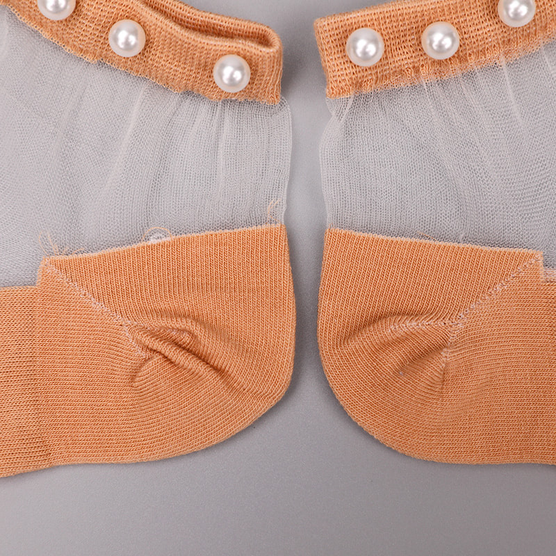 Thời Trang Nylon Trong Suốt Lụa Cotton Đáy Nữ Thuyền Tất Top Ngọc Trai Thủy Tinh Pha Lê Lụa Nữ Thuyền Tất WSD1288