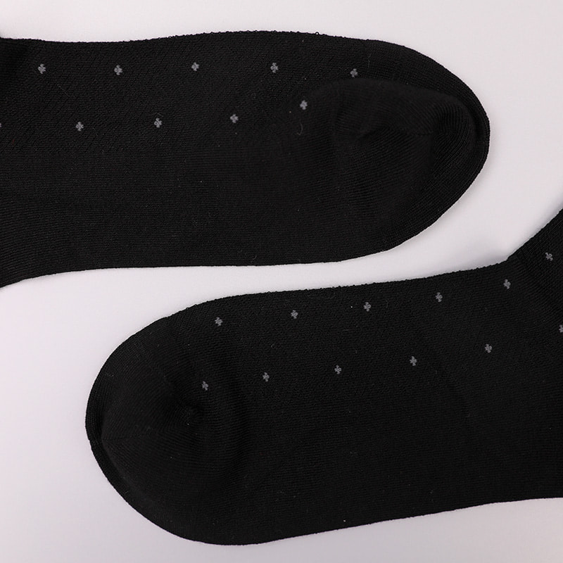 Tất lụa mềm mại bọc nylon bọc amoniac, vô hình chấm bi nhỏ dệt kim cương khâu tay mùa đông dày tất nam WSD2851