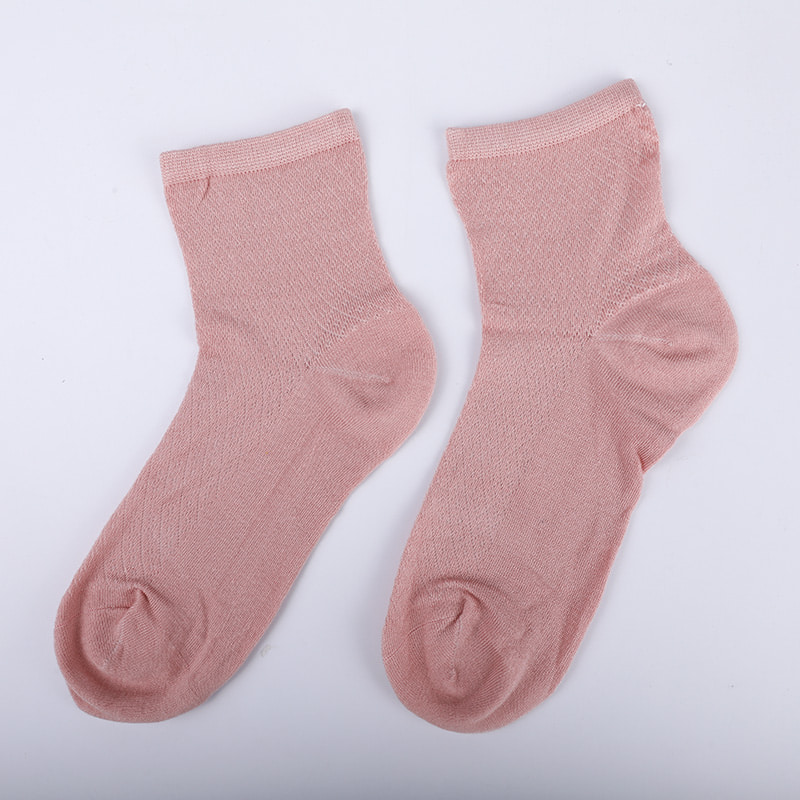 Túi nylon sợi tre mềm mại, tất nữ hình kim cương nhỏ mỏng, tất nữ khâu tay WSD1689