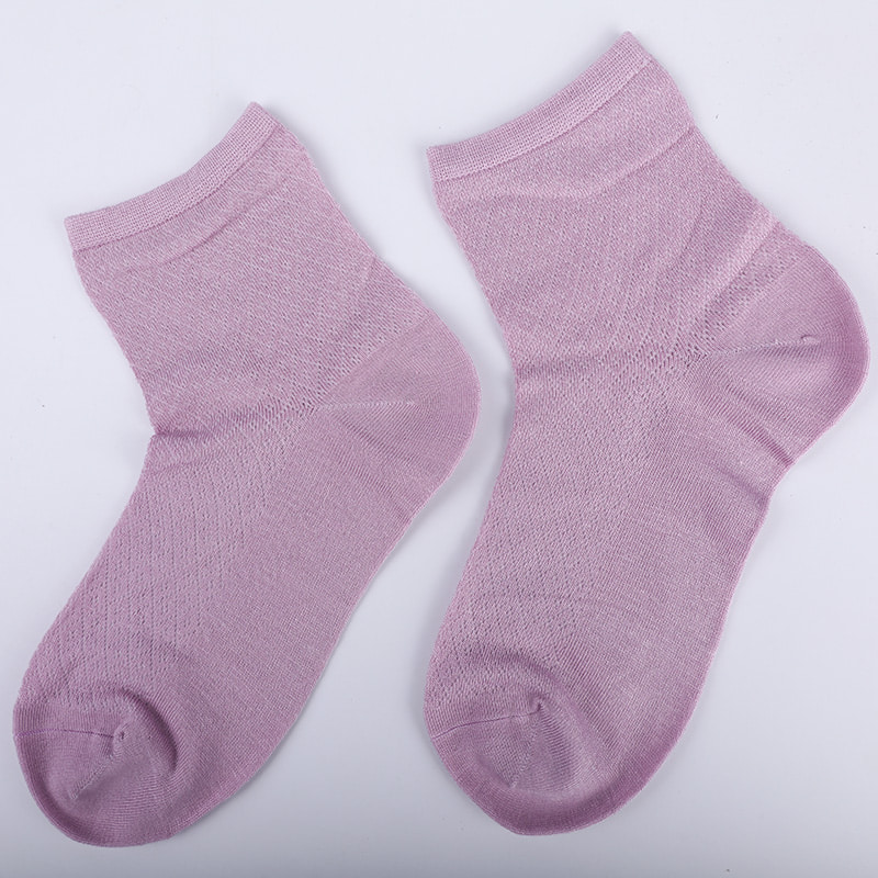 Túi nylon sợi tre mềm mại, tất nữ hình kim cương nhỏ mỏng, tất nữ khâu tay WSD1689