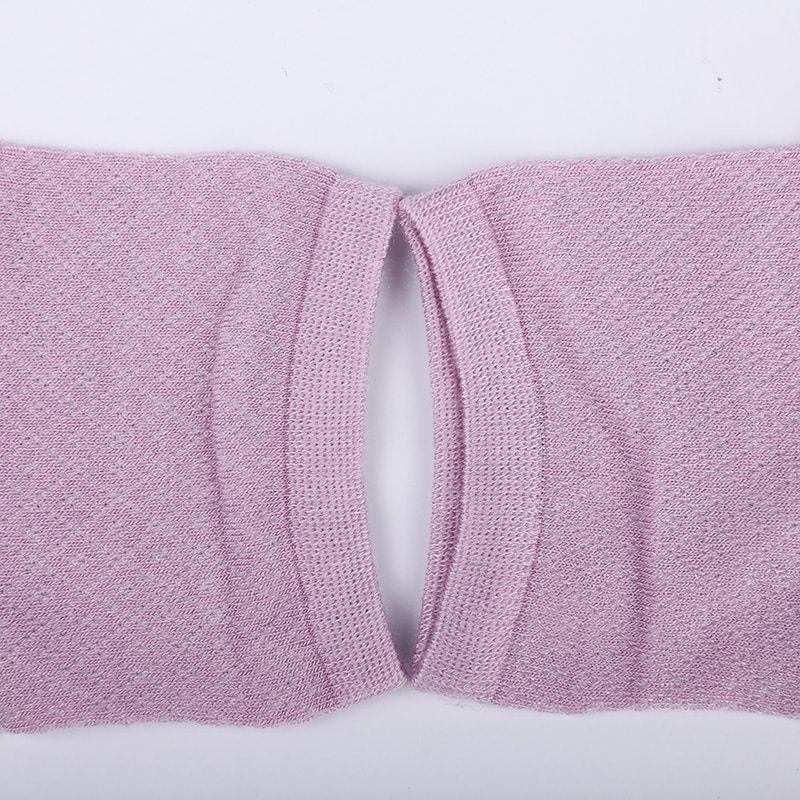 Túi nylon sợi tre mềm mại, tất nữ hình kim cương nhỏ mỏng, tất nữ khâu tay WSD1689