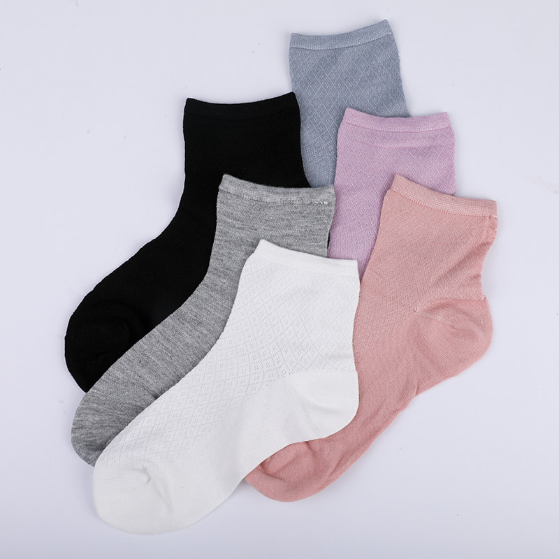 Túi nylon sợi tre mềm mại, tất nữ hình kim cương nhỏ mỏng, tất nữ khâu tay WSD1689