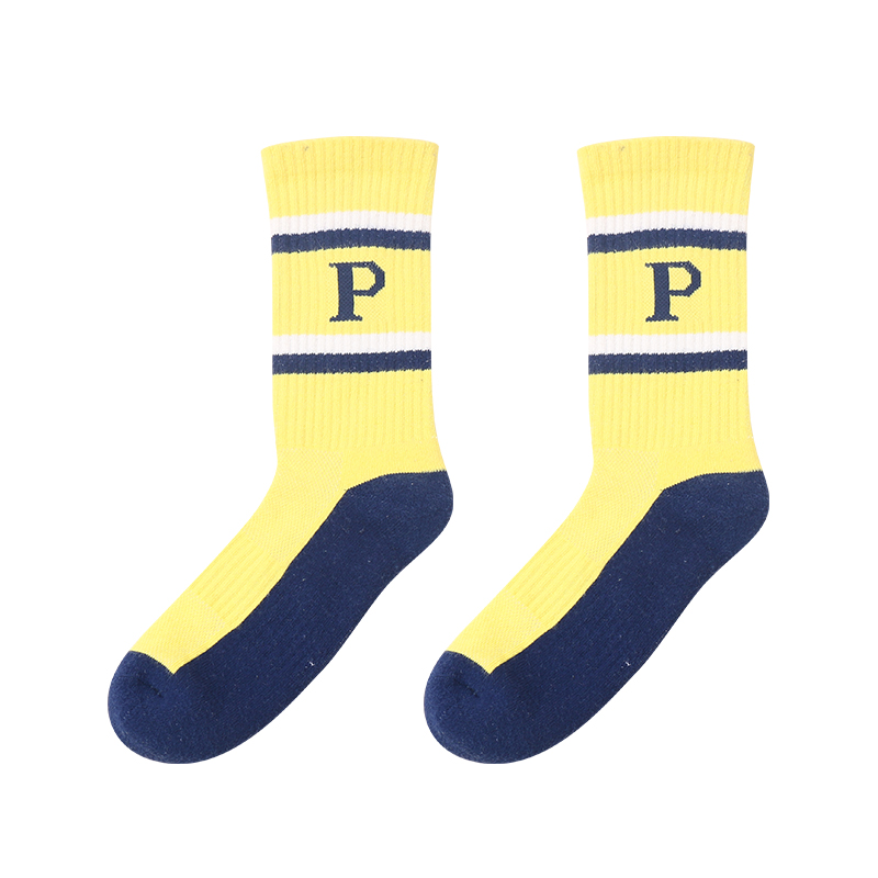 OEM Chất lượng Phi hành đoàn Thời trang Jacquard Nam Phòng tập thể dục Bóng rổ Thể thao Sock Terry Chống trượt Tất tùy chỉnh Logo