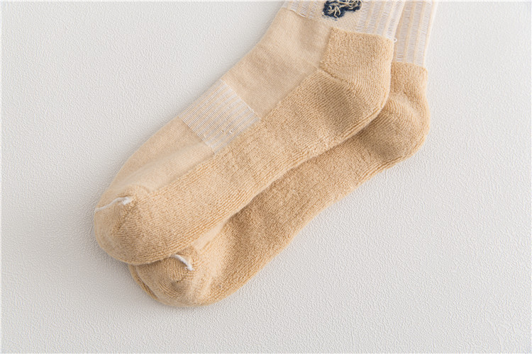 Chuyên Nghiệp Đàn Hồi Cao Nam Cotton Hàng Dệt Kim Màu Trơn Thiết Kế Thoáng Khí Calcetines Thể Thao Nam Tùy Chỉnh Tất