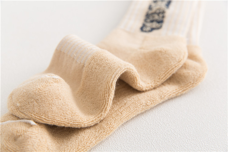 Chuyên Nghiệp Đàn Hồi Cao Nam Cotton Hàng Dệt Kim Màu Trơn Thiết Kế Thoáng Khí Calcetines Thể Thao Nam Tùy Chỉnh Tất