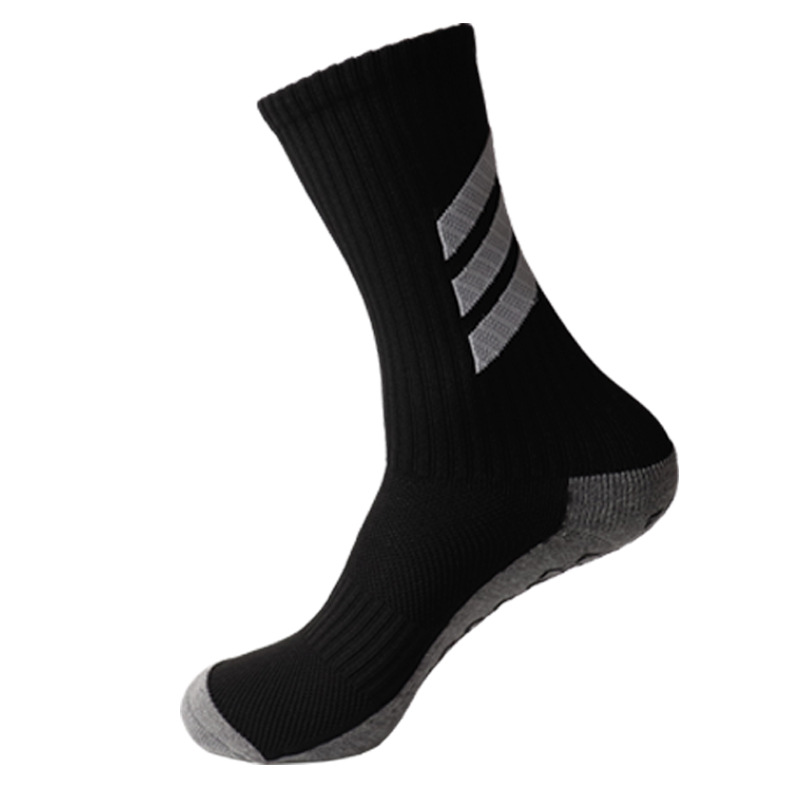 Compression Sport Running Anti Sip Football Custom Grip Logo vớ tùy chỉnh