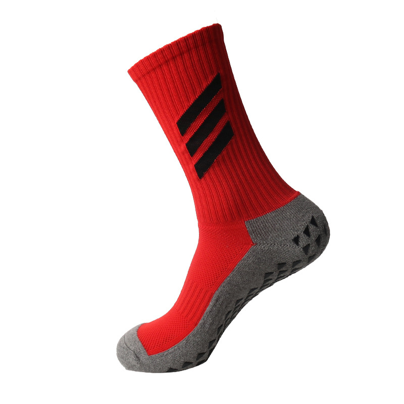 Compression Sport Running Anti Sip Football Custom Grip Logo vớ tùy chỉnh