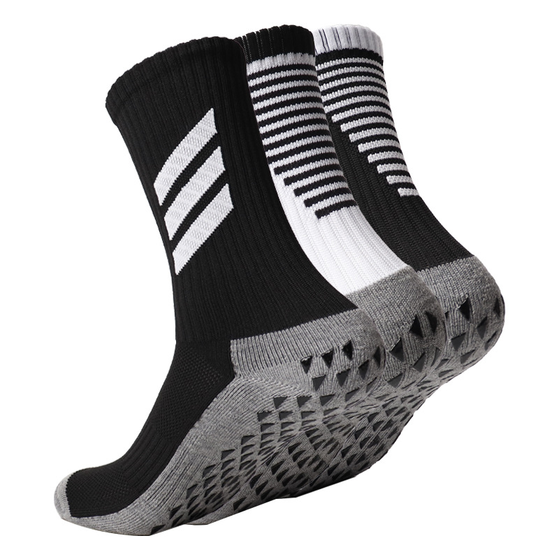 Compression Sport Running Anti Sip Football Custom Grip Logo vớ tùy chỉnh